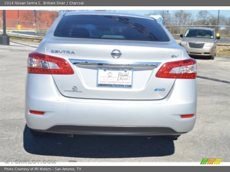 Brilliant Silver / Charcoal 2014 Nissan Sentra S