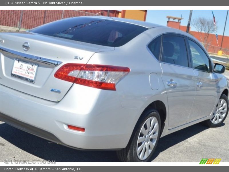Brilliant Silver / Charcoal 2014 Nissan Sentra S