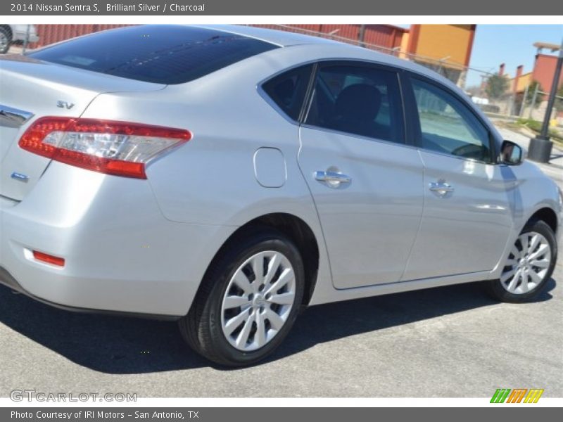 Brilliant Silver / Charcoal 2014 Nissan Sentra S