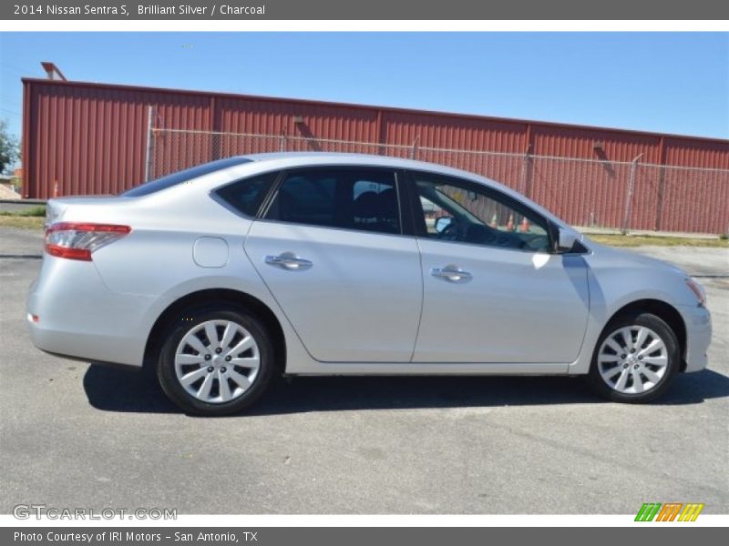 Brilliant Silver / Charcoal 2014 Nissan Sentra S