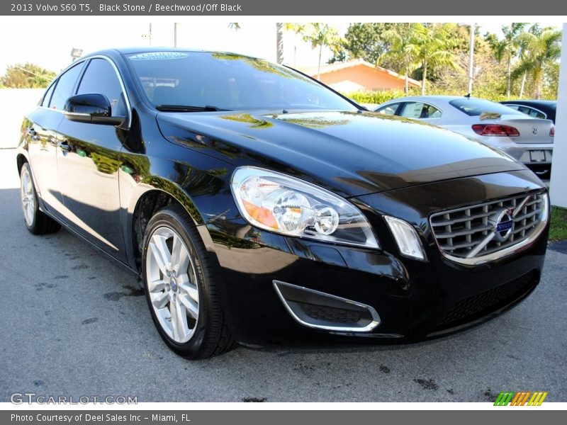 Black Stone / Beechwood/Off Black 2013 Volvo S60 T5