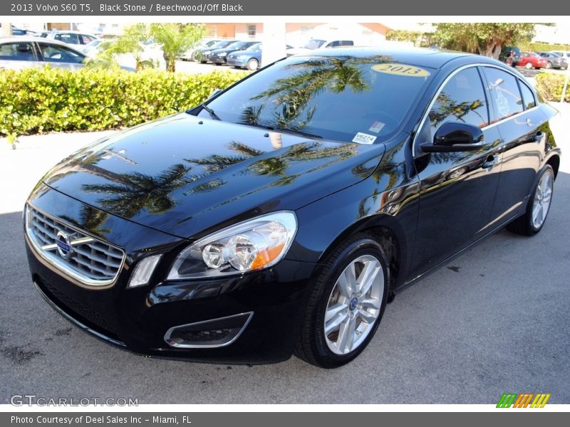 Black Stone / Beechwood/Off Black 2013 Volvo S60 T5