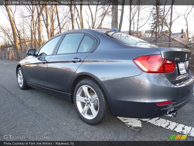 Mineral Grey Metallic / Black 2013 BMW 3 Series 328i xDrive Sedan