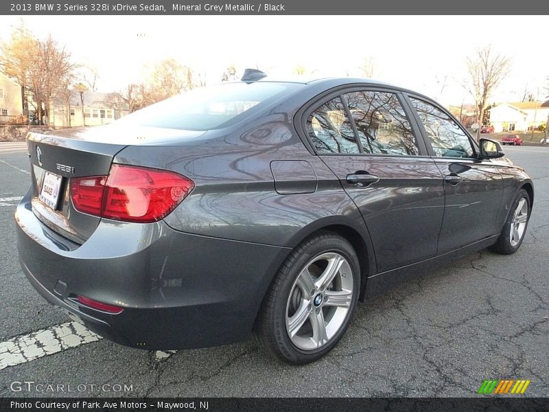 Mineral Grey Metallic / Black 2013 BMW 3 Series 328i xDrive Sedan