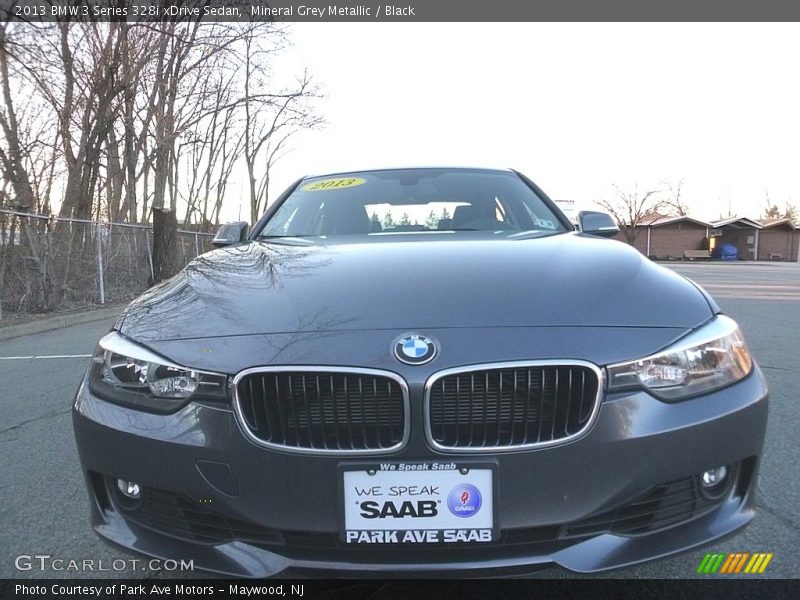 Mineral Grey Metallic / Black 2013 BMW 3 Series 328i xDrive Sedan