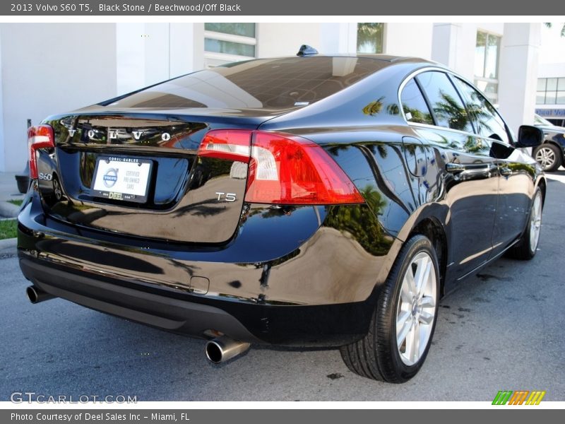 Black Stone / Beechwood/Off Black 2013 Volvo S60 T5