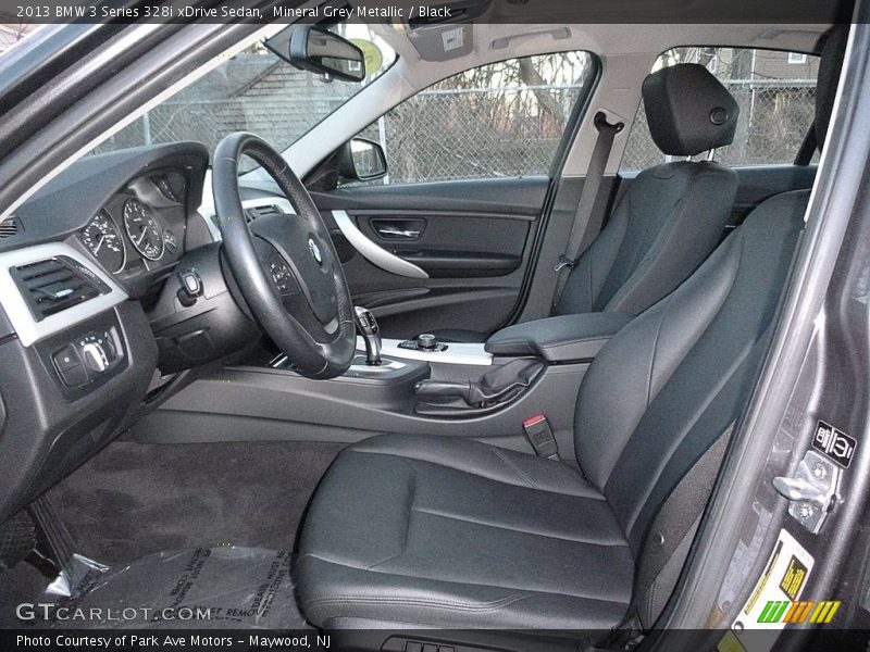 Mineral Grey Metallic / Black 2013 BMW 3 Series 328i xDrive Sedan