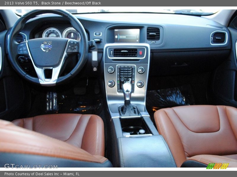 Black Stone / Beechwood/Off Black 2013 Volvo S60 T5