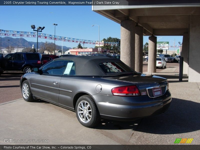 Magnesium Pearl / Dark Slate Gray 2005 Chrysler Sebring Touring Convertible