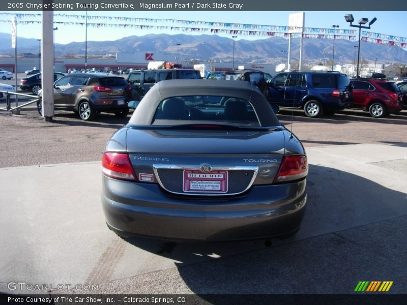 Magnesium Pearl / Dark Slate Gray 2005 Chrysler Sebring Touring Convertible