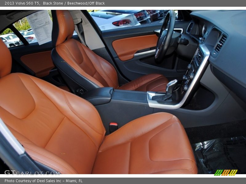 Black Stone / Beechwood/Off Black 2013 Volvo S60 T5