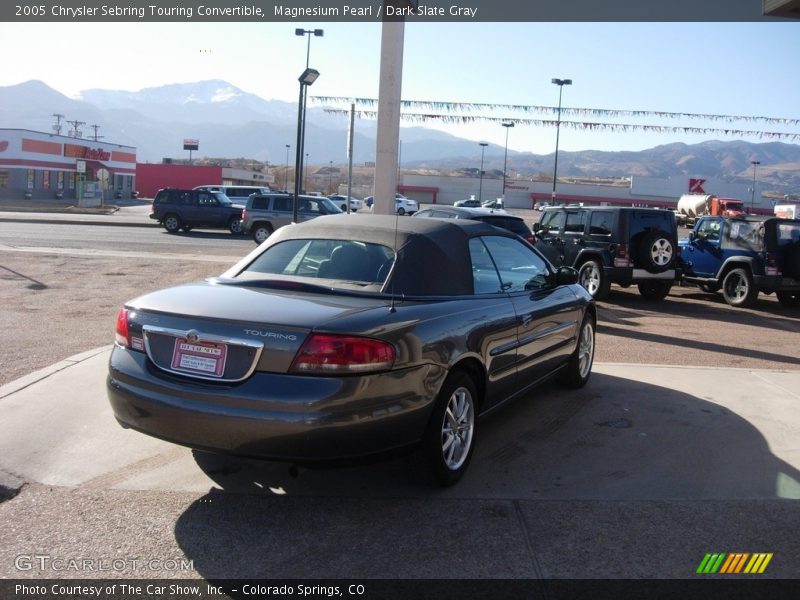 Magnesium Pearl / Dark Slate Gray 2005 Chrysler Sebring Touring Convertible