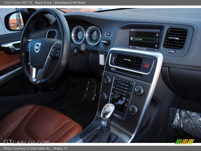 Black Stone / Beechwood/Off Black 2013 Volvo S60 T5