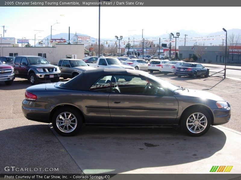 Magnesium Pearl / Dark Slate Gray 2005 Chrysler Sebring Touring Convertible