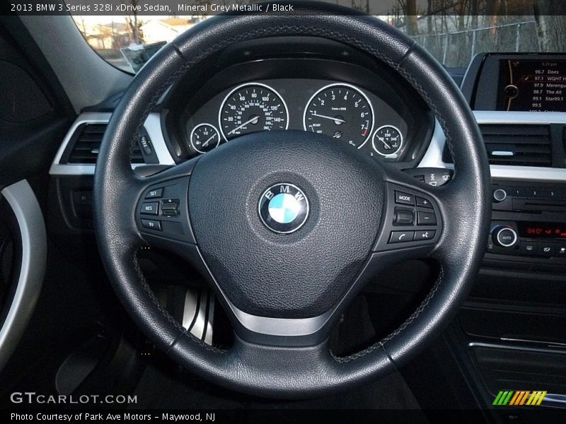 Mineral Grey Metallic / Black 2013 BMW 3 Series 328i xDrive Sedan
