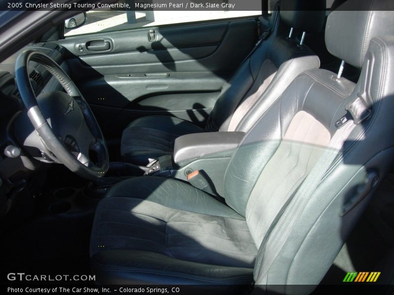 Magnesium Pearl / Dark Slate Gray 2005 Chrysler Sebring Touring Convertible