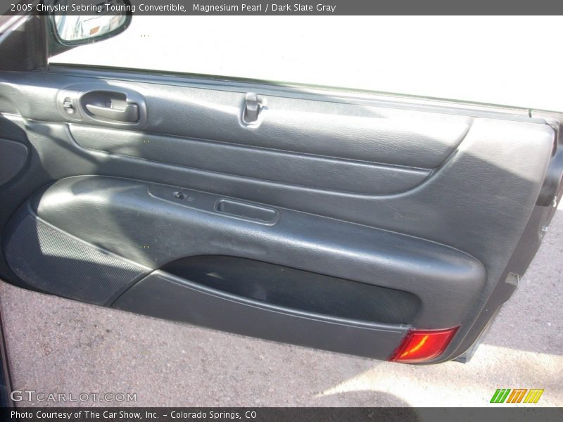 Magnesium Pearl / Dark Slate Gray 2005 Chrysler Sebring Touring Convertible