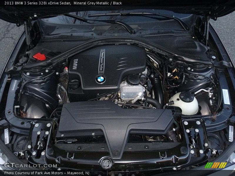 Mineral Grey Metallic / Black 2013 BMW 3 Series 328i xDrive Sedan