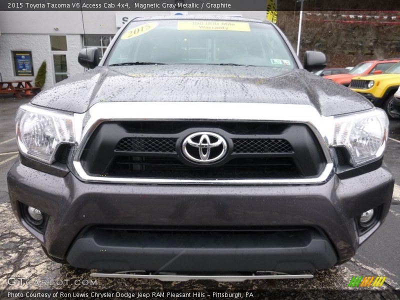 Magnetic Gray Metallic / Graphite 2015 Toyota Tacoma V6 Access Cab 4x4