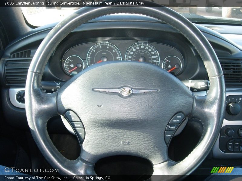 Magnesium Pearl / Dark Slate Gray 2005 Chrysler Sebring Touring Convertible