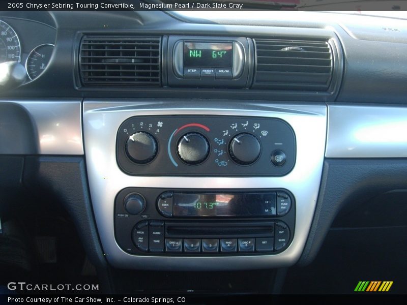 Magnesium Pearl / Dark Slate Gray 2005 Chrysler Sebring Touring Convertible