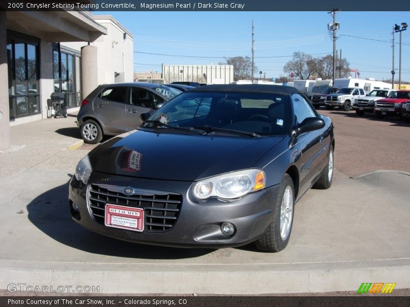 Magnesium Pearl / Dark Slate Gray 2005 Chrysler Sebring Touring Convertible