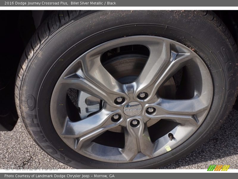 Billet Silver Metallic / Black 2016 Dodge Journey Crossroad Plus