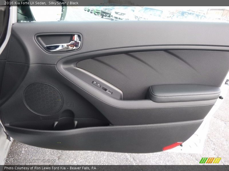 Silky Silver / Black 2016 Kia Forte LX Sedan