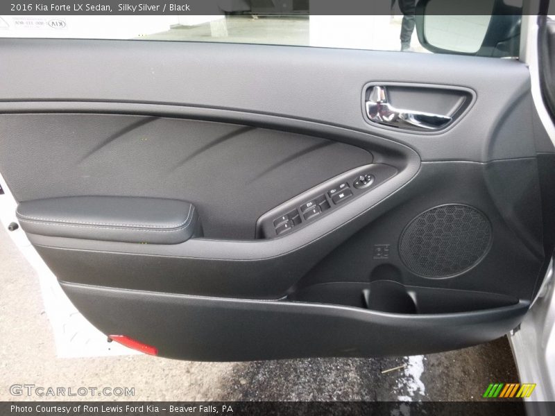 Silky Silver / Black 2016 Kia Forte LX Sedan