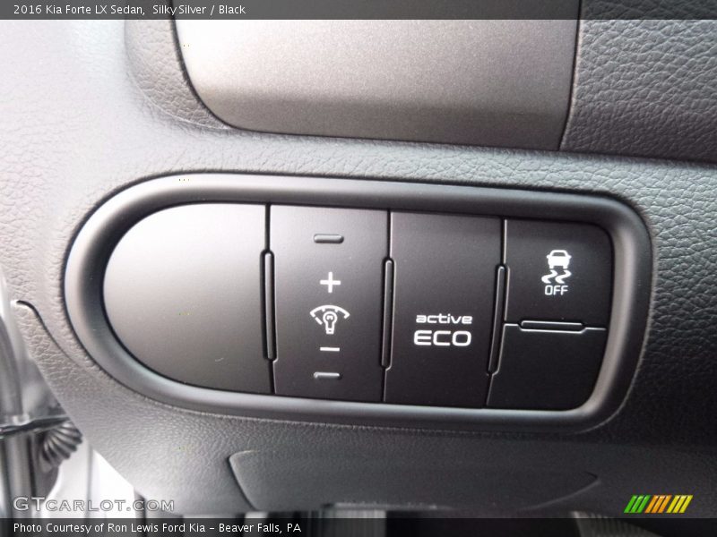 Silky Silver / Black 2016 Kia Forte LX Sedan