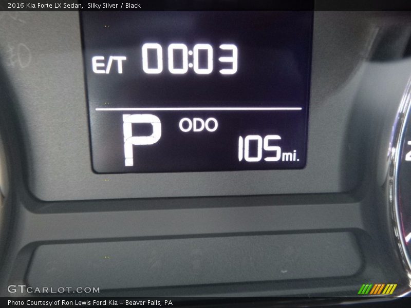 Silky Silver / Black 2016 Kia Forte LX Sedan