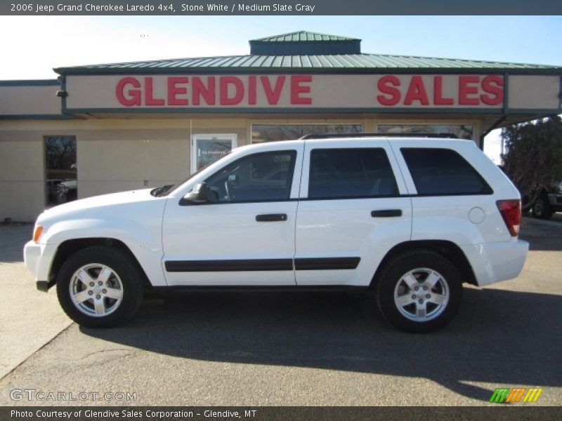 Stone White / Medium Slate Gray 2006 Jeep Grand Cherokee Laredo 4x4