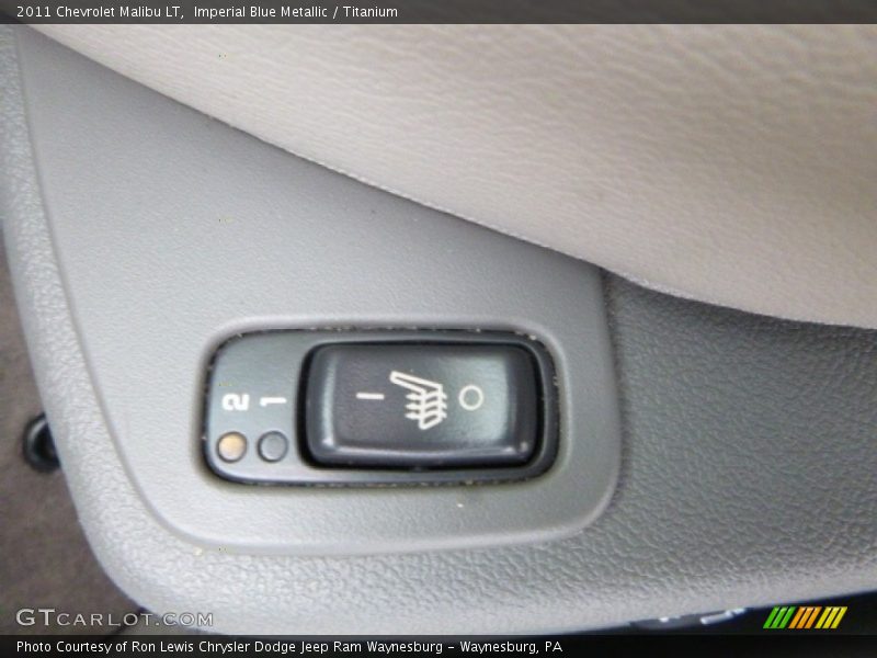 Imperial Blue Metallic / Titanium 2011 Chevrolet Malibu LT
