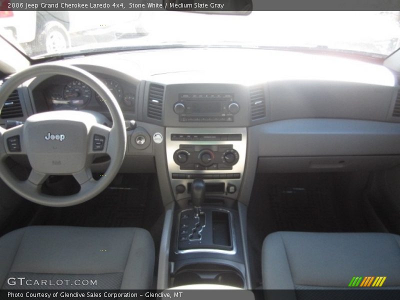 Stone White / Medium Slate Gray 2006 Jeep Grand Cherokee Laredo 4x4