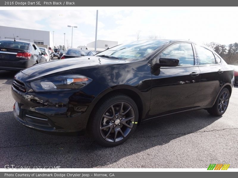 Pitch Black / Black 2016 Dodge Dart SE