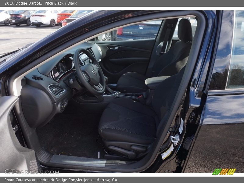 Pitch Black / Black 2016 Dodge Dart SE