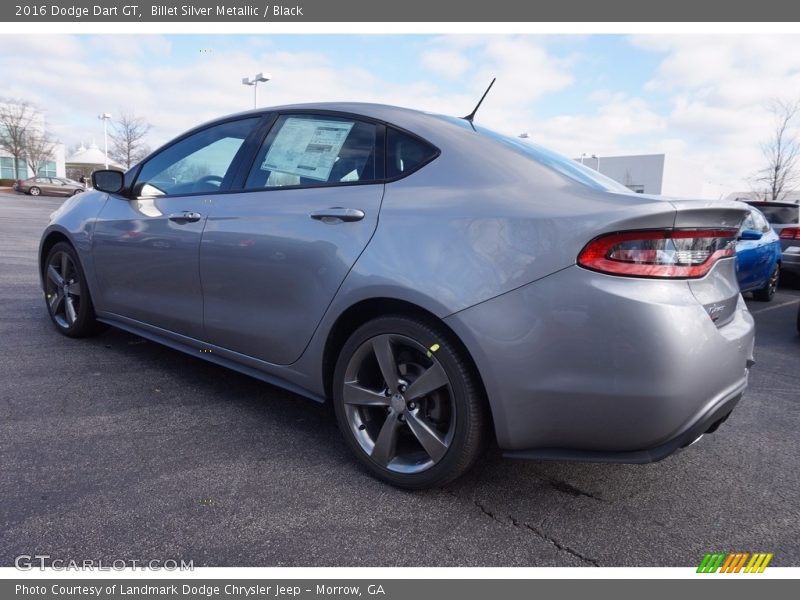 Billet Silver Metallic / Black 2016 Dodge Dart GT