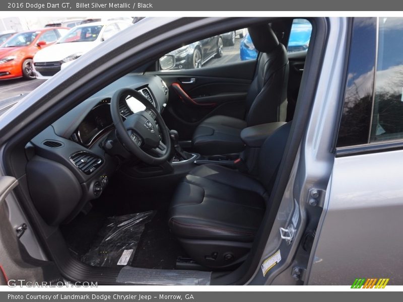 Billet Silver Metallic / Black 2016 Dodge Dart GT