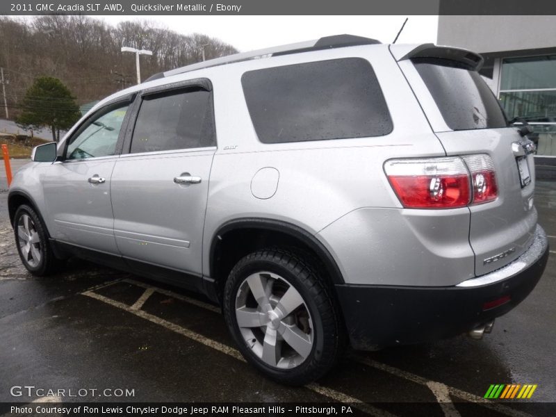 Quicksilver Metallic / Ebony 2011 GMC Acadia SLT AWD