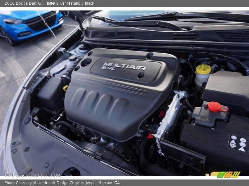 Billet Silver Metallic / Black 2016 Dodge Dart GT