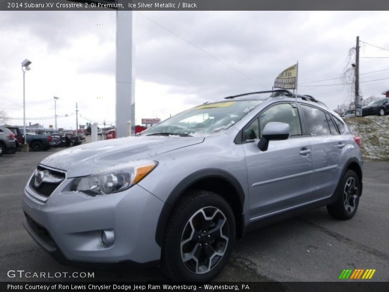 Ice Silver Metallic / Black 2014 Subaru XV Crosstrek 2.0i Premium