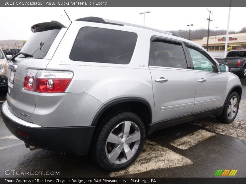 Quicksilver Metallic / Ebony 2011 GMC Acadia SLT AWD