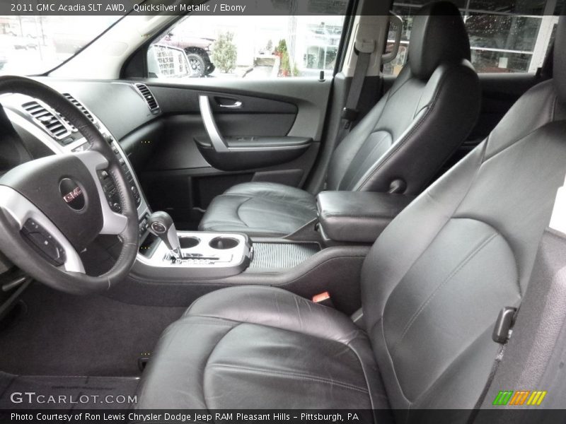Quicksilver Metallic / Ebony 2011 GMC Acadia SLT AWD