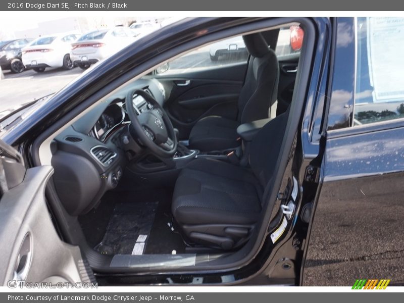 Pitch Black / Black 2016 Dodge Dart SE