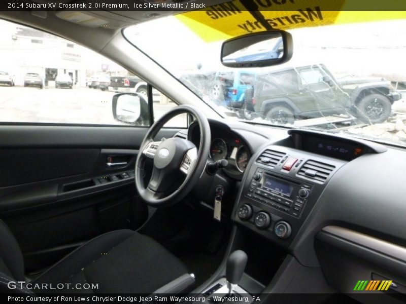 Ice Silver Metallic / Black 2014 Subaru XV Crosstrek 2.0i Premium