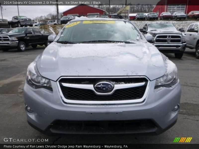 Ice Silver Metallic / Black 2014 Subaru XV Crosstrek 2.0i Premium