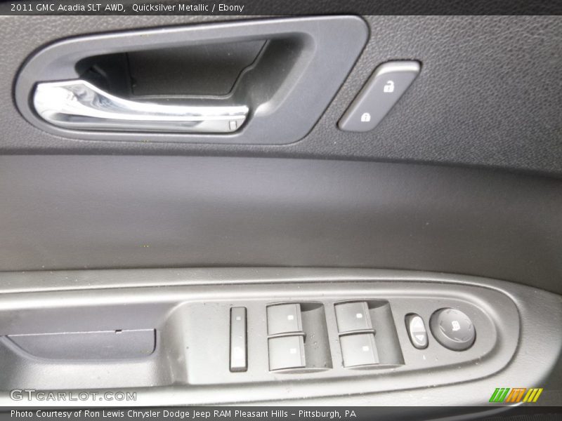 Quicksilver Metallic / Ebony 2011 GMC Acadia SLT AWD