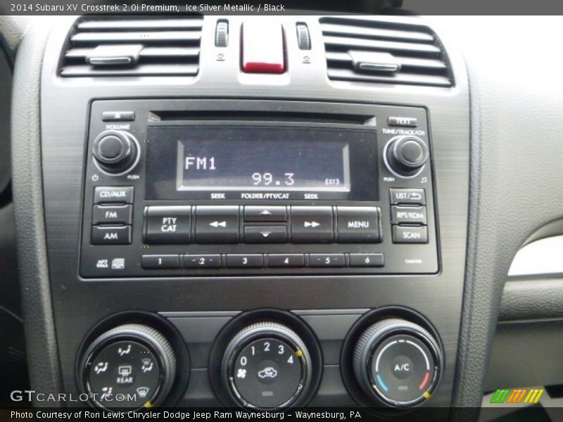 Ice Silver Metallic / Black 2014 Subaru XV Crosstrek 2.0i Premium