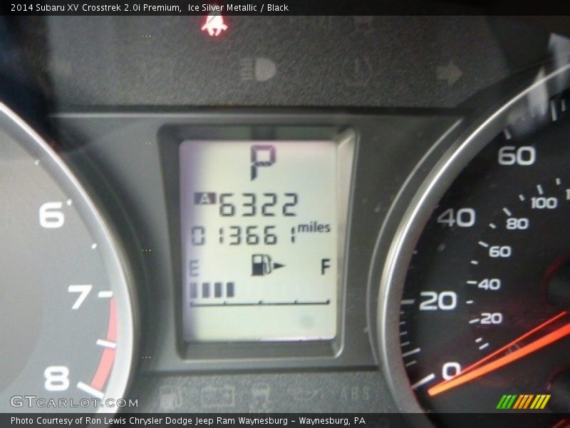 Ice Silver Metallic / Black 2014 Subaru XV Crosstrek 2.0i Premium