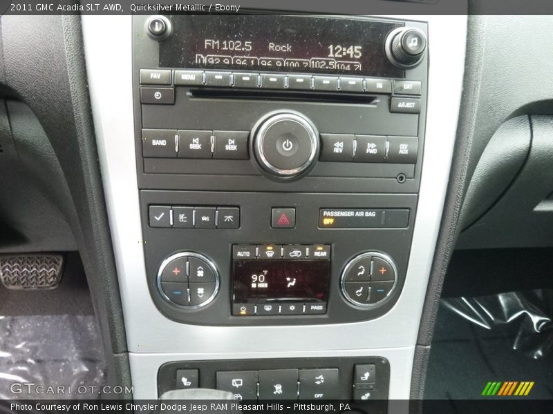 Quicksilver Metallic / Ebony 2011 GMC Acadia SLT AWD